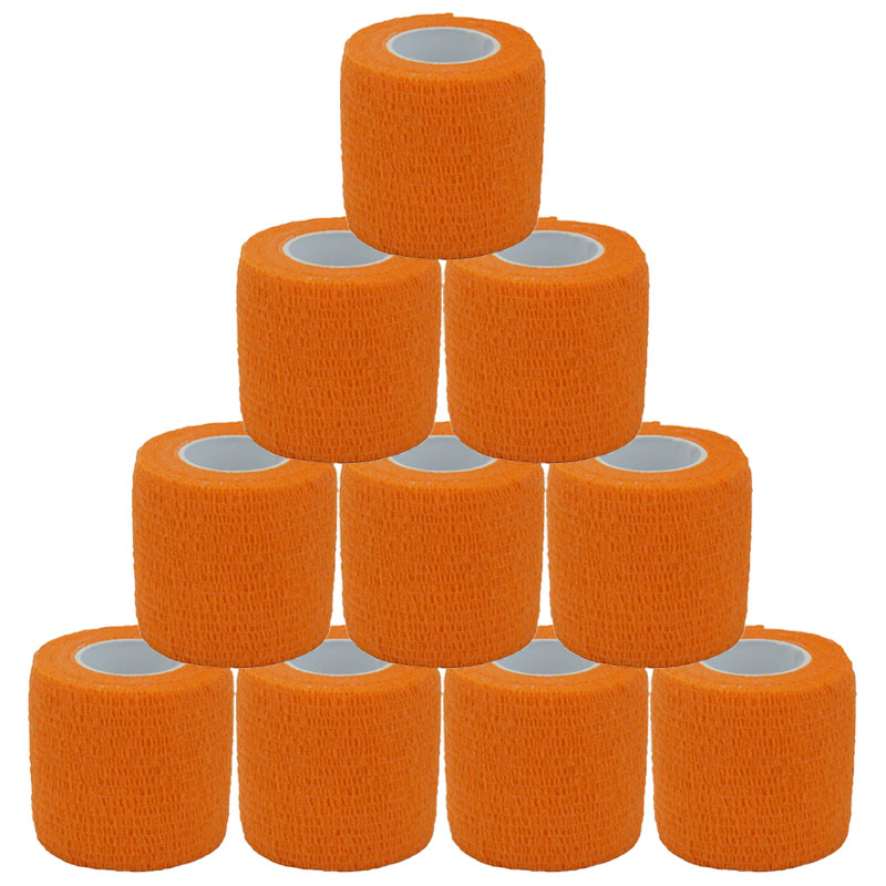 Finger Tape Athletic - Laranja Sports fita bandagem auto-adesiva, Kit