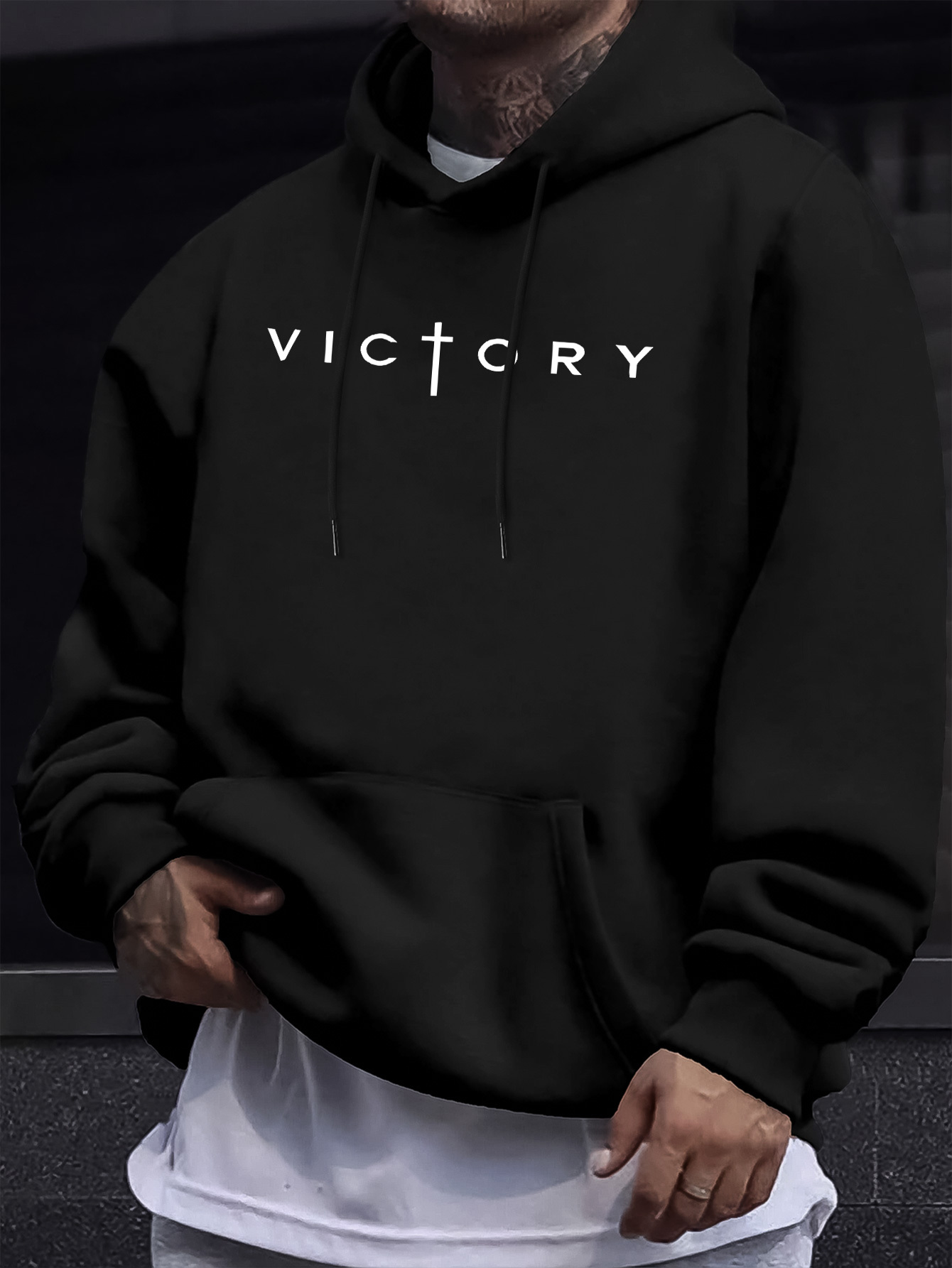 Crossfit Victory - Moletom com capuz masculino de outono/inverno