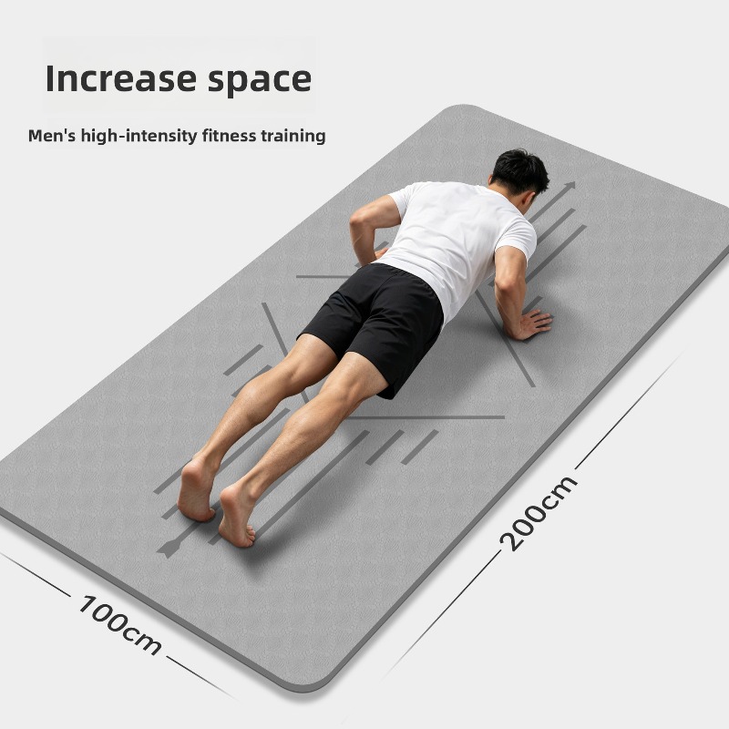 Ab Mat Crunch - Tapete de Yoga Grande para Homens,