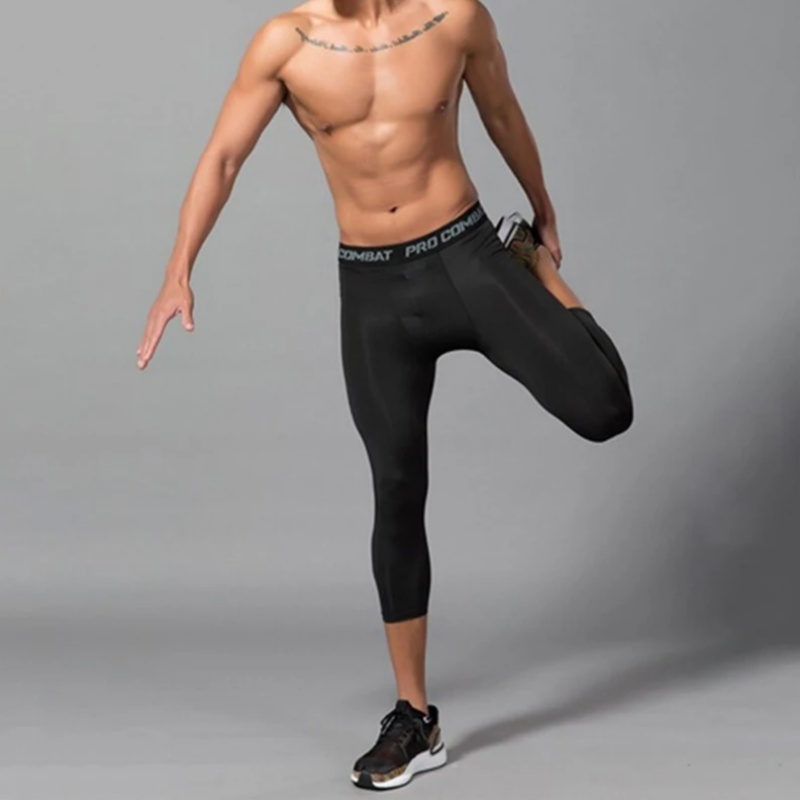 Crossfit Victory - Leggings masculinas para corrida, calças de
