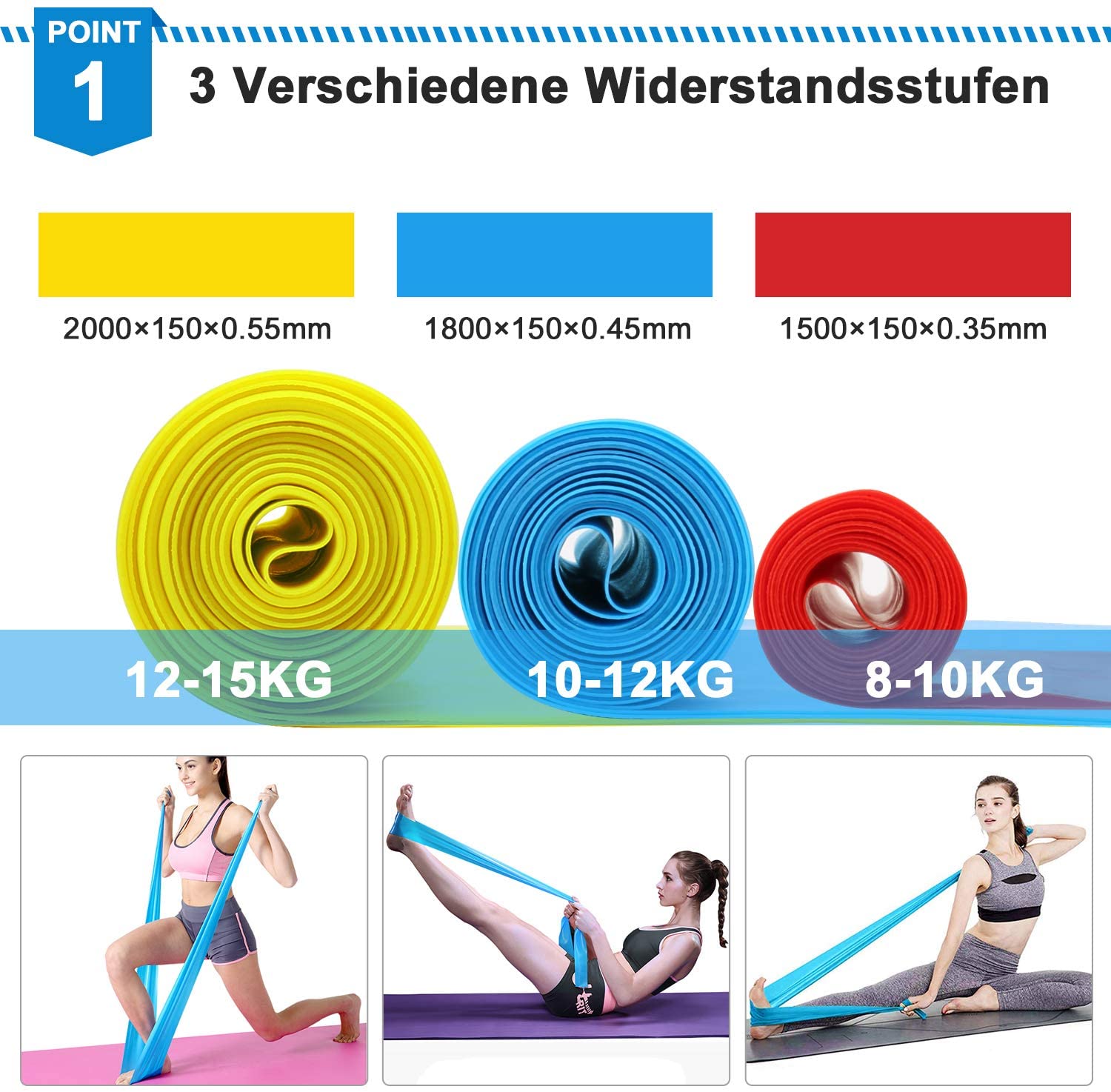 Faixas elásticas de fitness, 3 - Finger Tape Athletic avaliação e preço