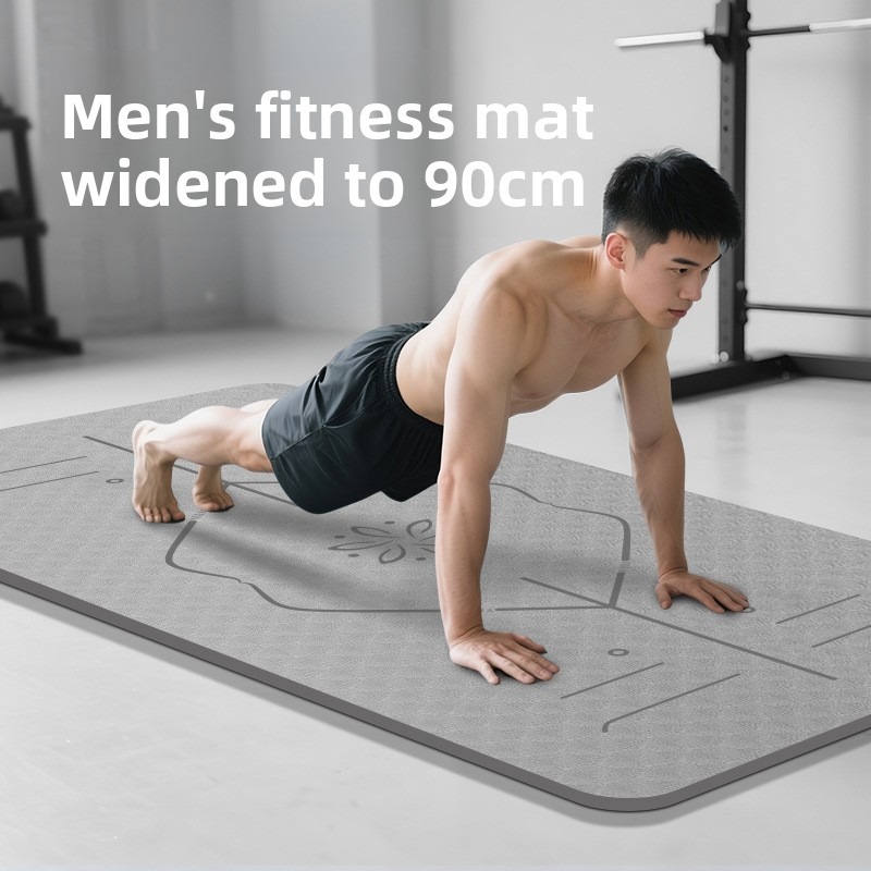 Tapete de Yoga Grande para Hom - Ab Mat Crunch avaliação e preço